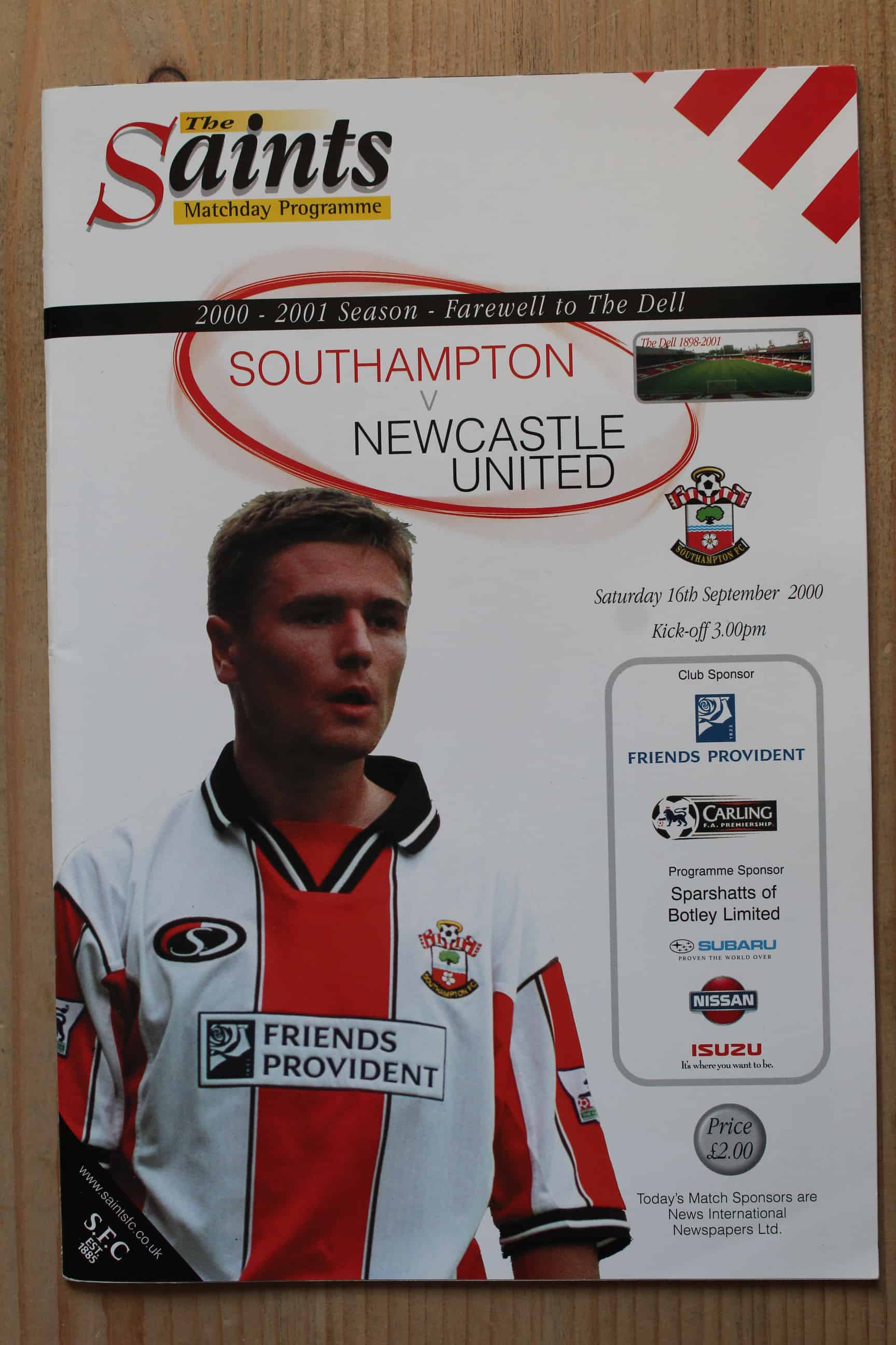 Southampton FC v Newcastle United FC